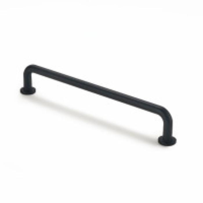 Manilla Tokio Negro Mate 160 mm