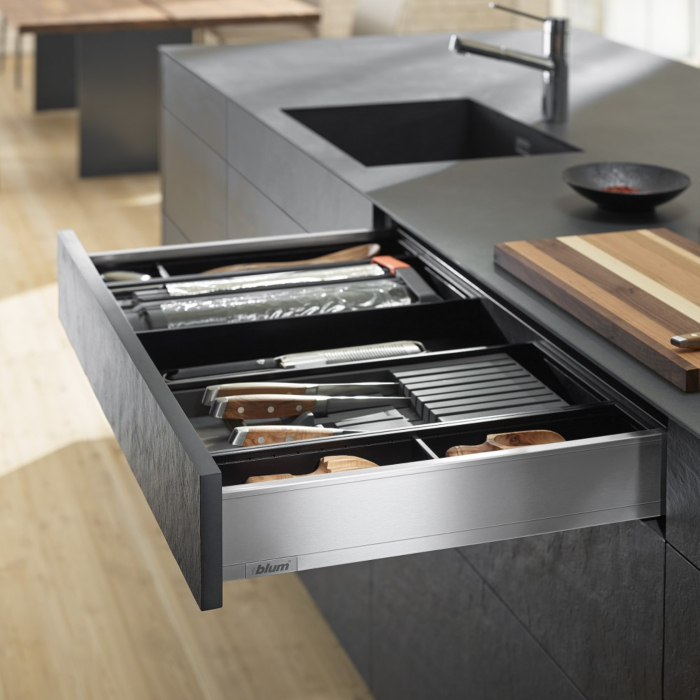 Blum 20F250M00 LRセット Cajon Legrabox Altura M Prof 500 mm 40 Kg Orion Gris